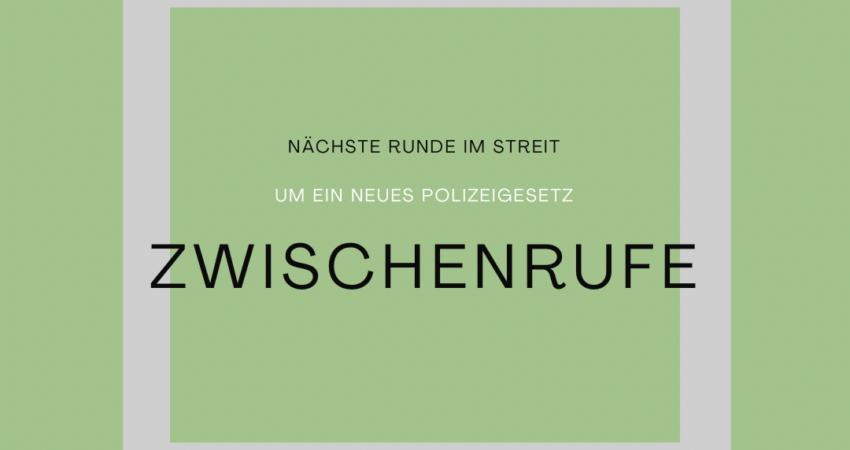 #124: Nächste Runde im Streit um eine neues Polizeigesetz